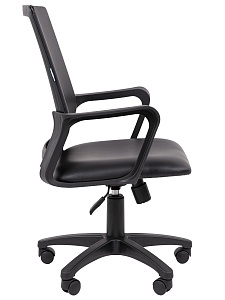 Офисное кресло CHAIRMAN 606 ЭКО, экокожа, черный